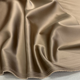 Yardblox Exclusive Made in Japan Luxury Designer Solid Bronze Non-Stretch Triacetate Polyester Blended Satin DS12427 - Yardblox Fabrics