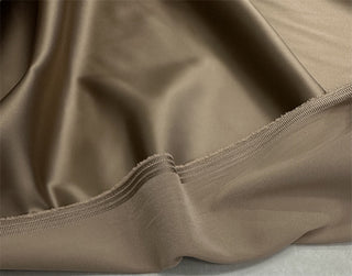 Yardblox Exclusive Made in Japan Luxury Designer Solid Bronze Non-Stretch Triacetate Polyester Blended Satin DS12427 - Yardblox Fabrics