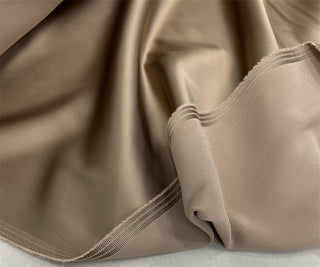 Yardblox Exclusive Made in Japan Luxury Designer Solid Bronze Non-Stretch Triacetate Polyester Blended Satin DS12427 - Yardblox Fabrics