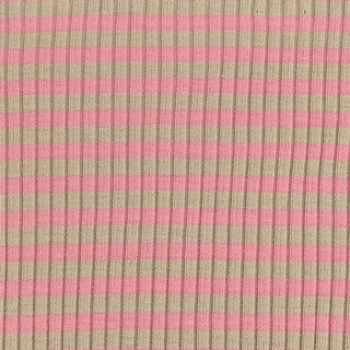 Stripes Stretch Cotton Rib 3x4 S025401