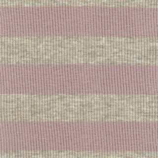 Stripes Stretch Cotton Rib 2x2 S025418