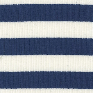 Stripes Stretch Cotton Rib 2x2 S025418