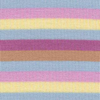 Stripes Stretch Cotton Rib 1x1 S027407