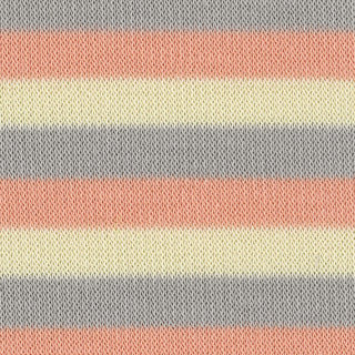 Stripes Stretch Front Peached Cotton Rib 1x1 S027408