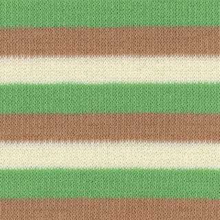 Stripes Stretch Front Peached Cotton Rib 1x1 S027408