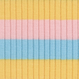 Stripes Stretch Cotton Rib 3x4 S027409